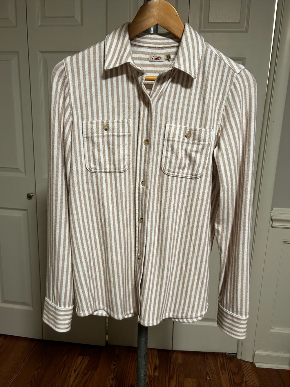 Faherty striped flannel button down S